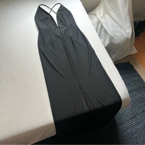 Solace London Black Maxi Dress